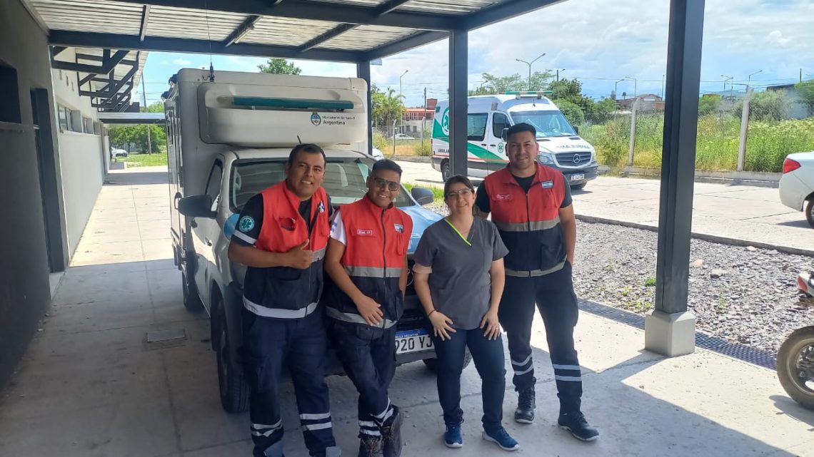 Personal y ambulancias del SAME 107 Jujuy