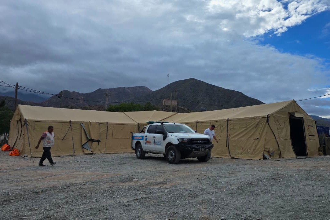 Operativo de telemedicina del SAME 107 en la peregrinación a Punta Corral